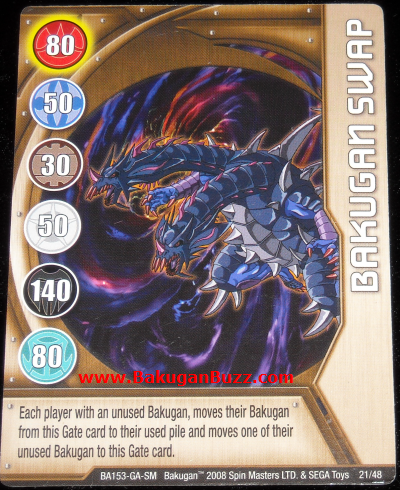 Bakugan Swap 21 48 Bakugan 1 48 Card Set